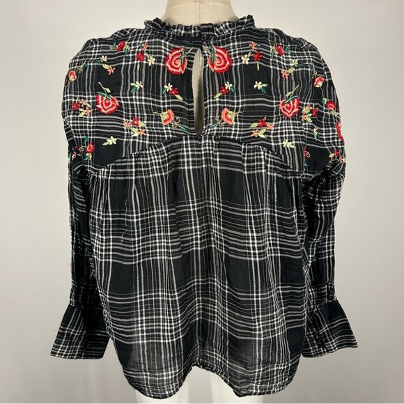 Zara embroidery top M - Picture 2 of 9